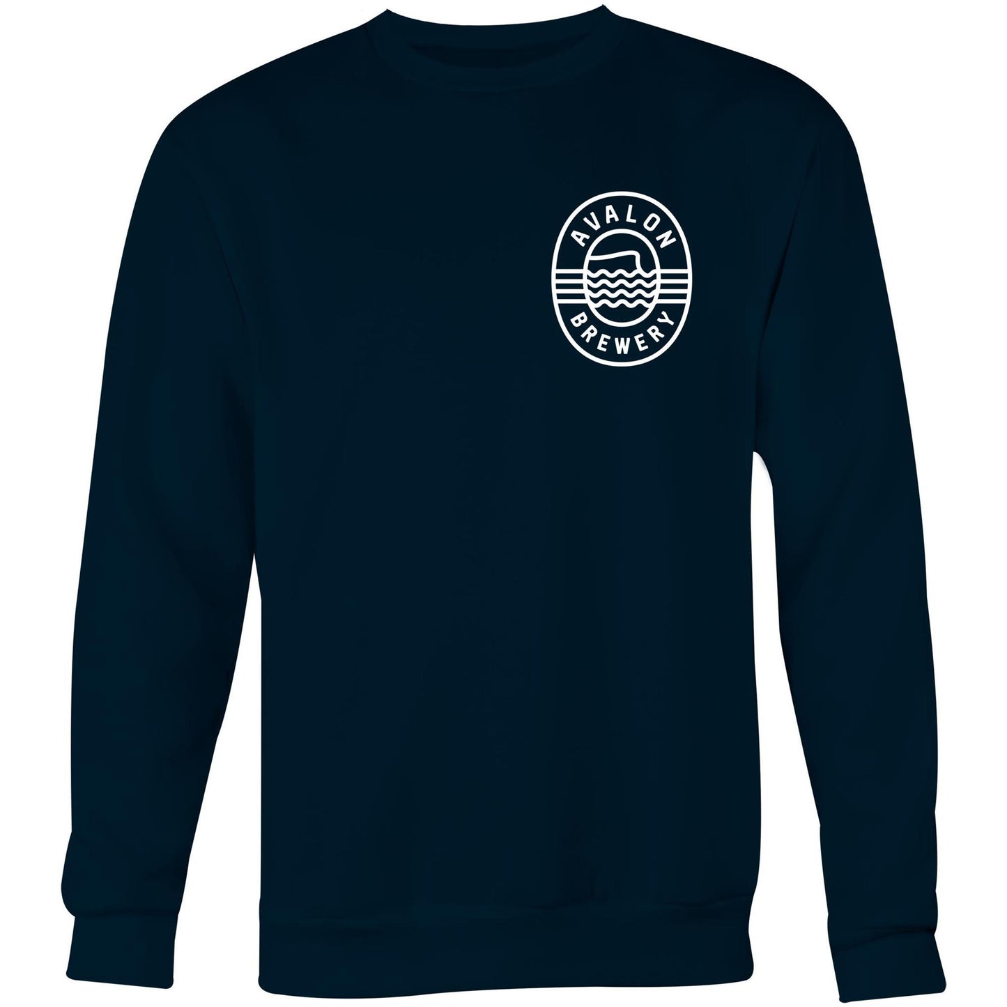 Headland logo Crew Sweatshirt - Navy - AS Colour