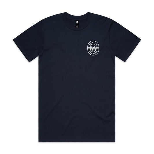 Avalon Brewery Tee - Navy