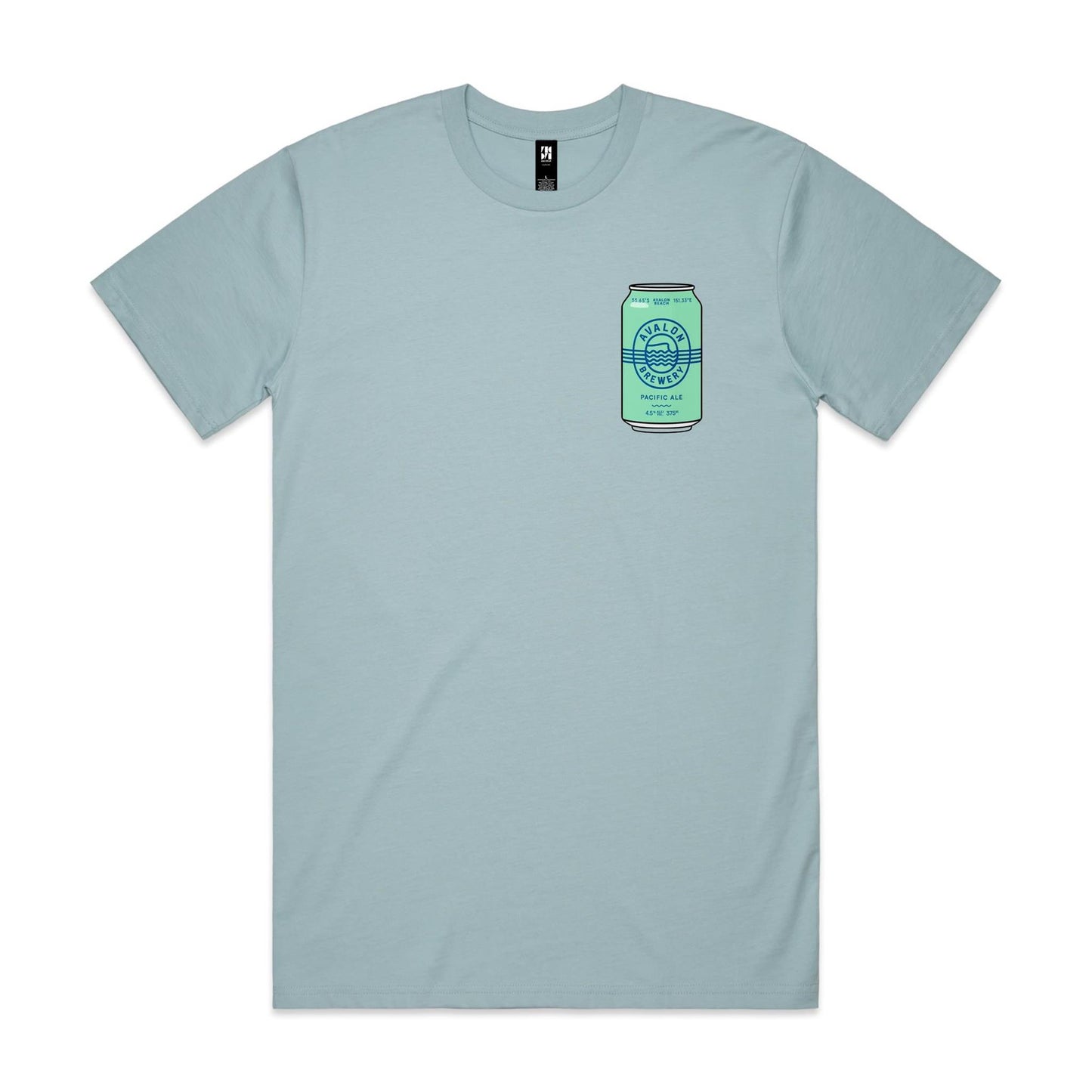 Avalon Brewery Pacific Ale Tee - Pale Blue